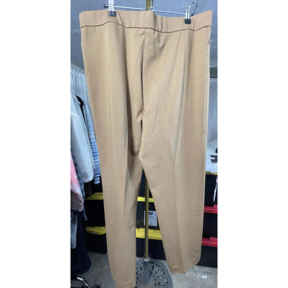 NWOT Graver By Susan Graver Women's Brown Pull On Pants Size 2X - Picture 2 of 3